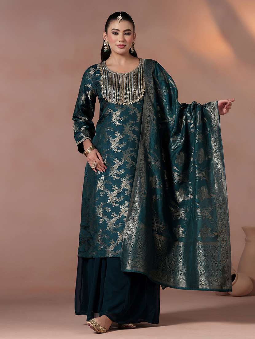 women blue suit set