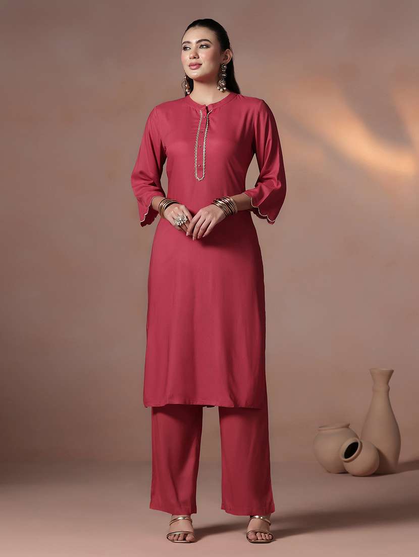 Women Pink Suit Set - 22324117 -  Standard Image - 3