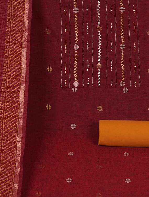 women self design unstitched suit set - 22324225 -  Standard Image - 3