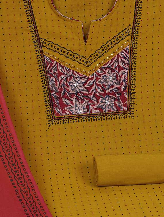 women self design unstitched suit set - 22324237 -  Standard Image - 3