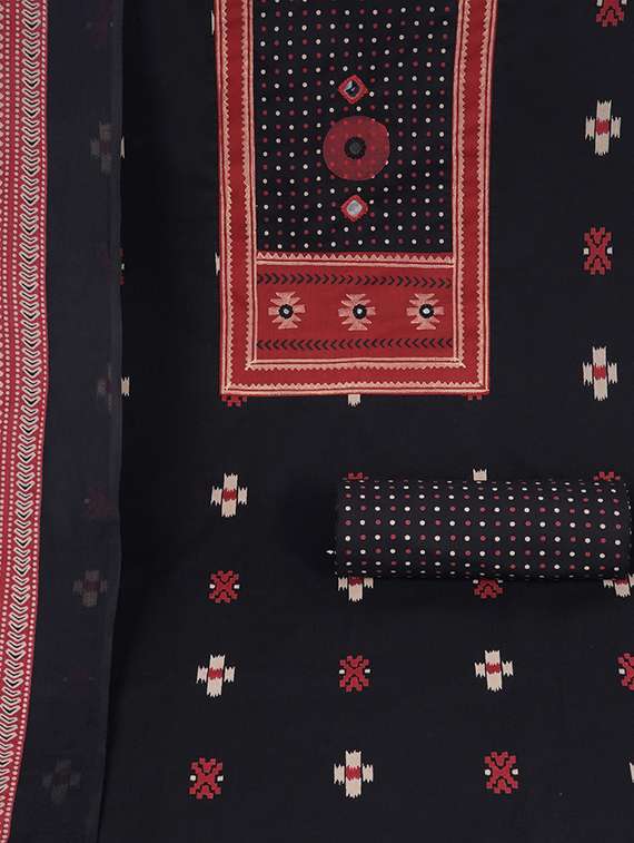 women printed unstitched suit set - 22324243 -  Standard Image - 3