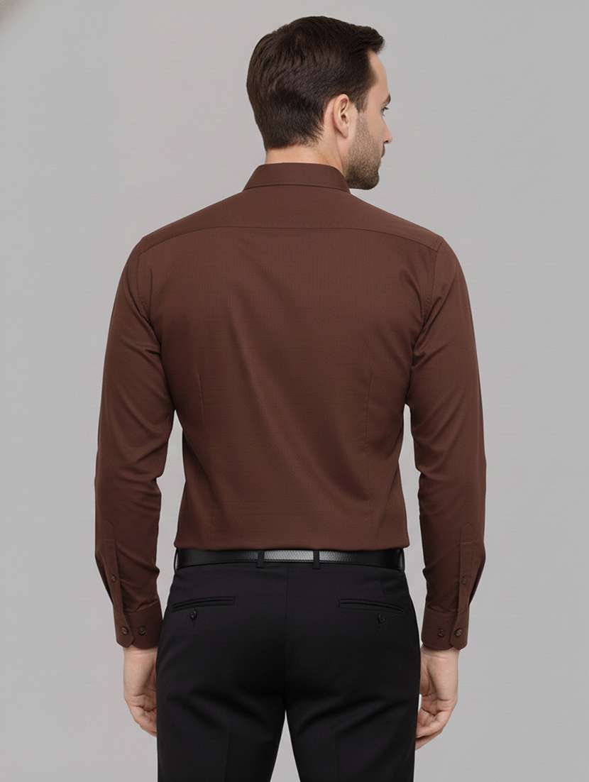 men solid long sleeve regular fit formal shirt - 22324372 -  Standard Image - 3