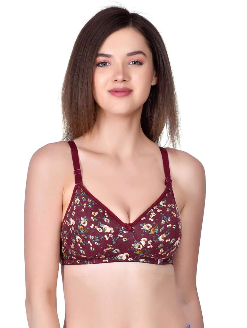 women pack of 3 printed t-shirt bra - 22324451 -  Standard Image - 3