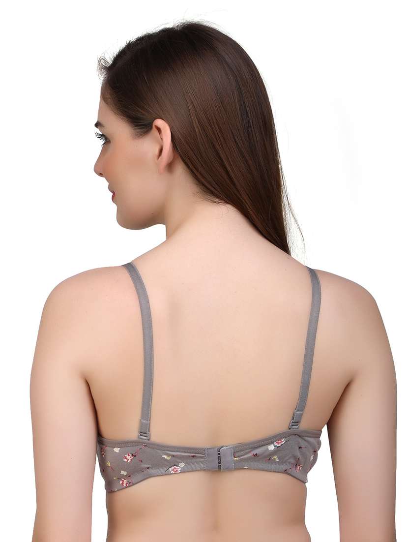 women pack of 3 printed t-shirt bra - 22324452 -  Standard Image - 3