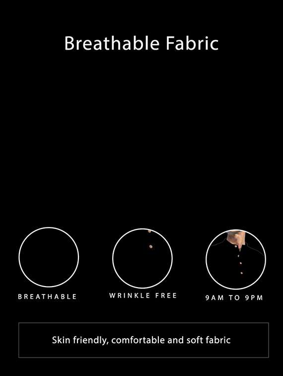 men solid mandarin neck short kurta - 22325434 -  Standard Image - 3