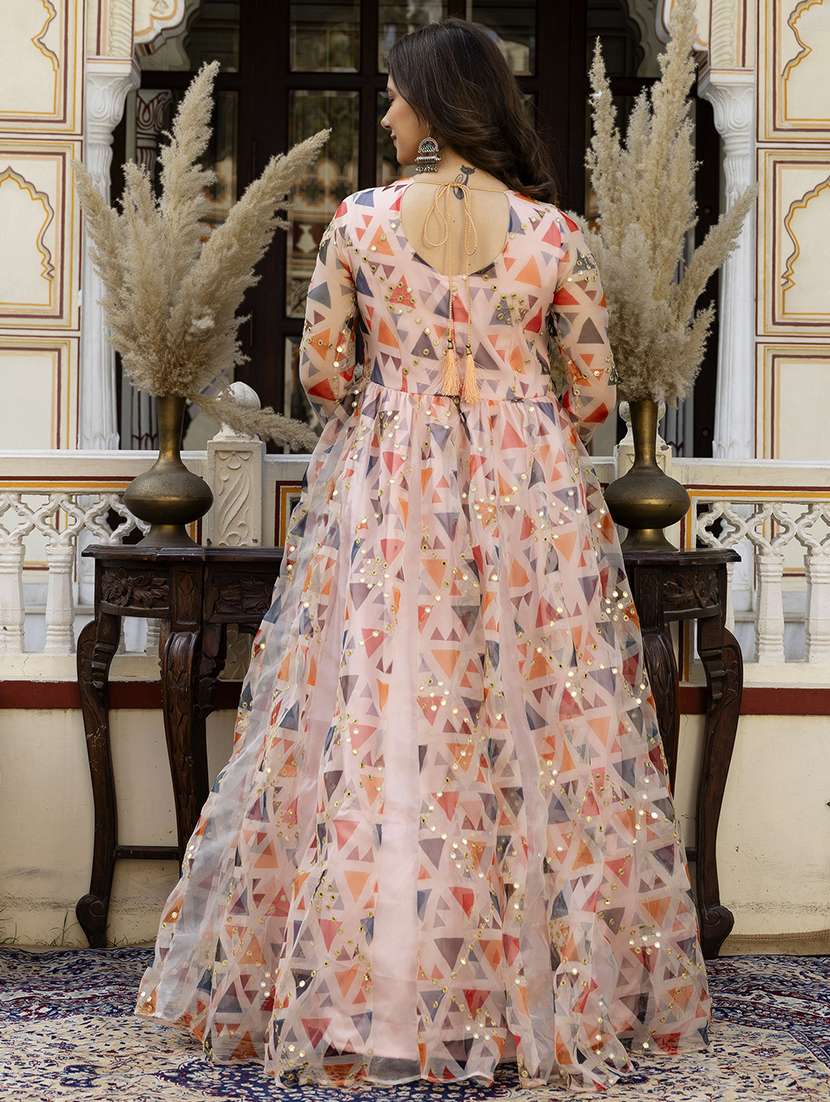 women printed sweetheart neck dress - 22326551 -  Standard Image - 3
