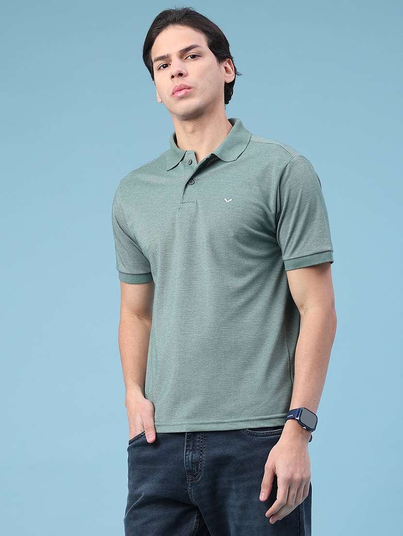 men solid short sleeve regular fit polo t-shirt - 22326553 -  Standard Image - 3