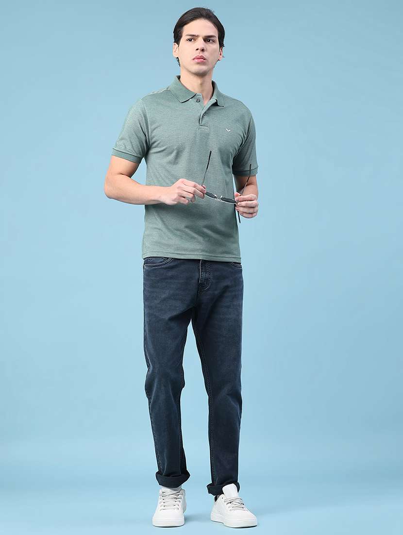 men solid short sleeve regular fit polo t-shirt - 22326553 -  Standard Image - 5