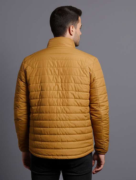 men solid long sleeve puffer jacket - 22326558 -  Standard Image - 3