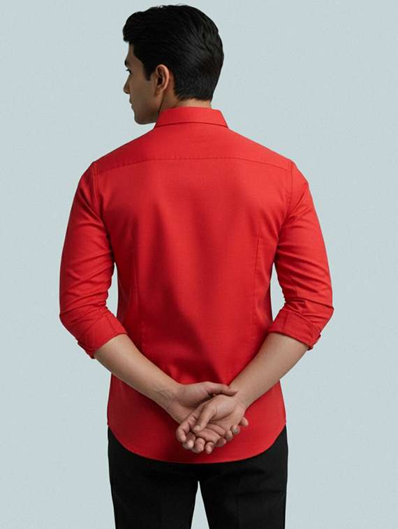 men solid long sleeve short kurta - 22327391 -  Standard Image - 3