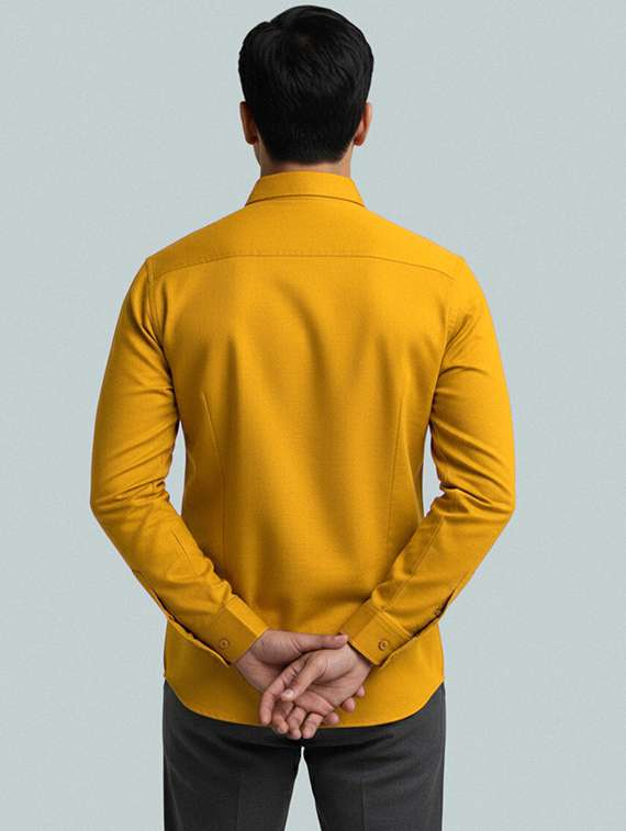 men solid long sleeve short kurta - 22327407 -  Standard Image - 3