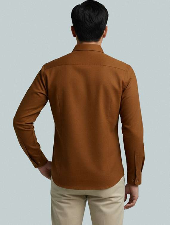 men solid long sleeve short kurta - 22327416 -  Standard Image - 3