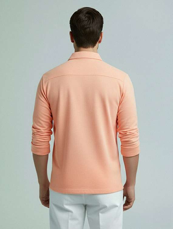 men solid long sleeve short kurta - 22327458 -  Standard Image - 3