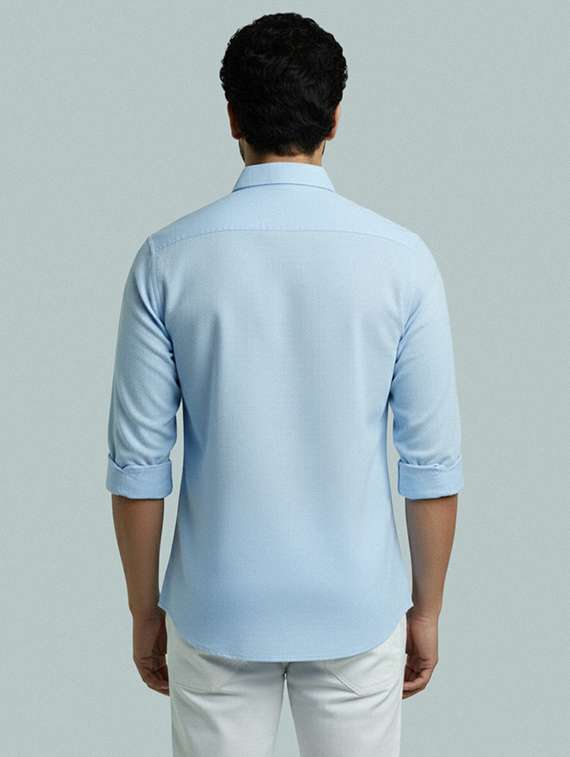 men solid long sleeve short kurta - 22327470 -  Standard Image - 3