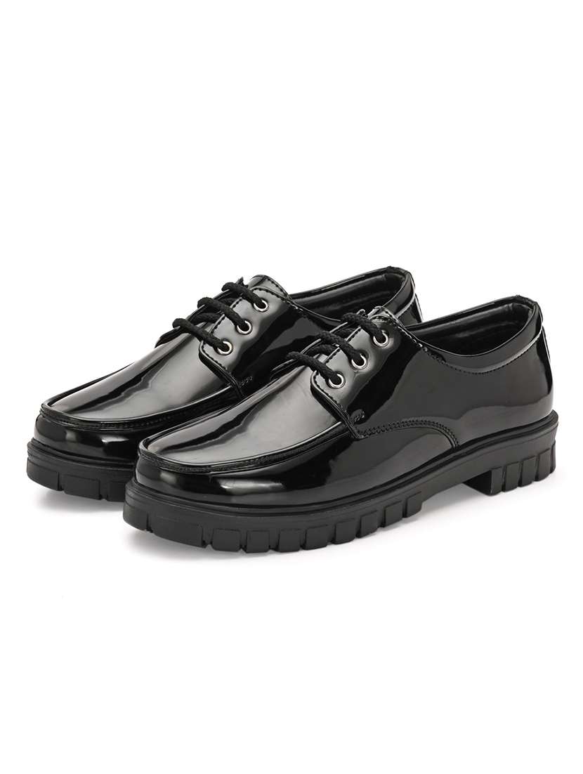 Men Black Slip On Derby - 22327572 -  Standard Image - 3