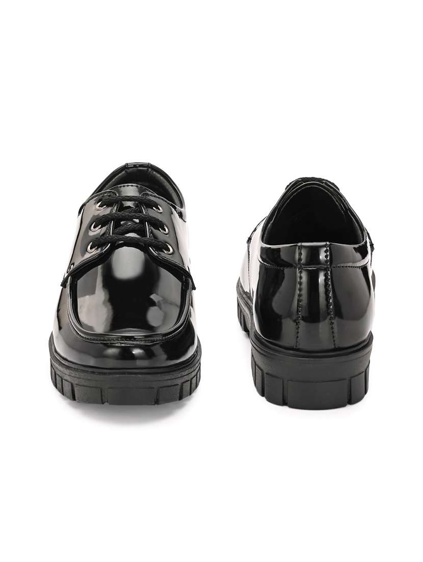 Men Black Slip On Derby - 22327572 -  Standard Image - 5