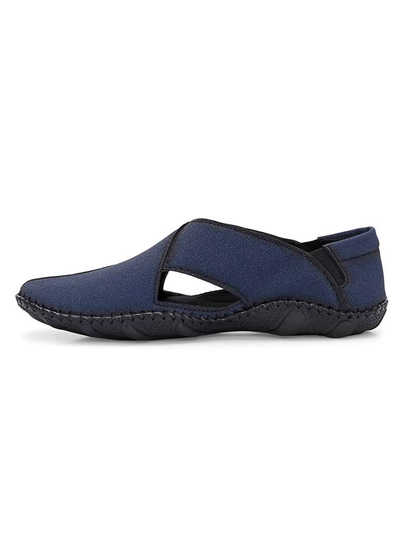 men blue slip on sandal - 22327578 -  Standard Image - 3
