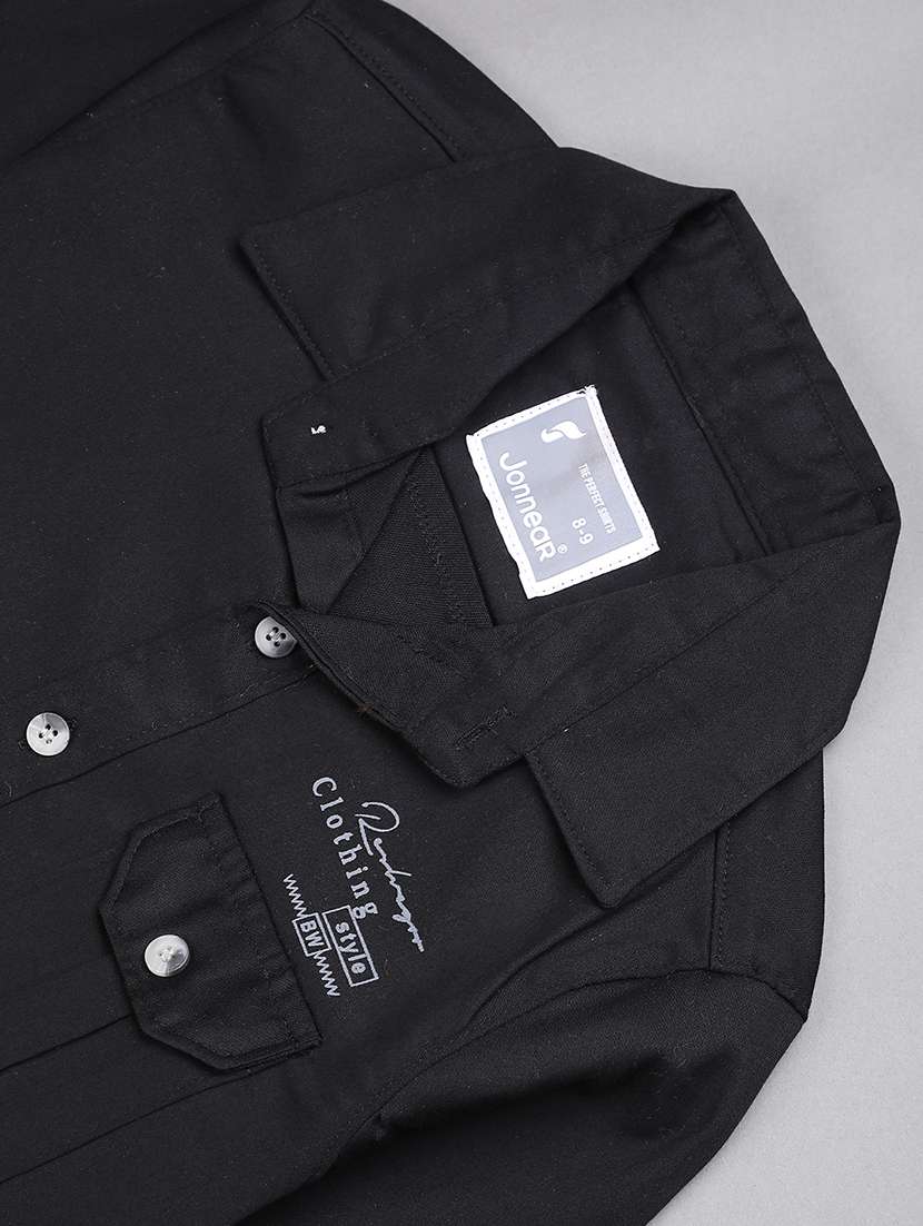 boys printed long sleeve collared shirt - 22327885 -  Standard Image - 3