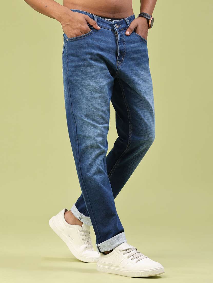 men washed mid rise full length jeans - 22328016 -  Standard Image - 3
