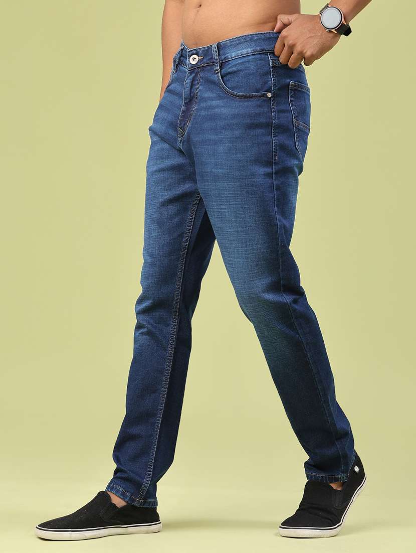 men washed mid rise full length jeans - 22328017 -  Standard Image - 3
