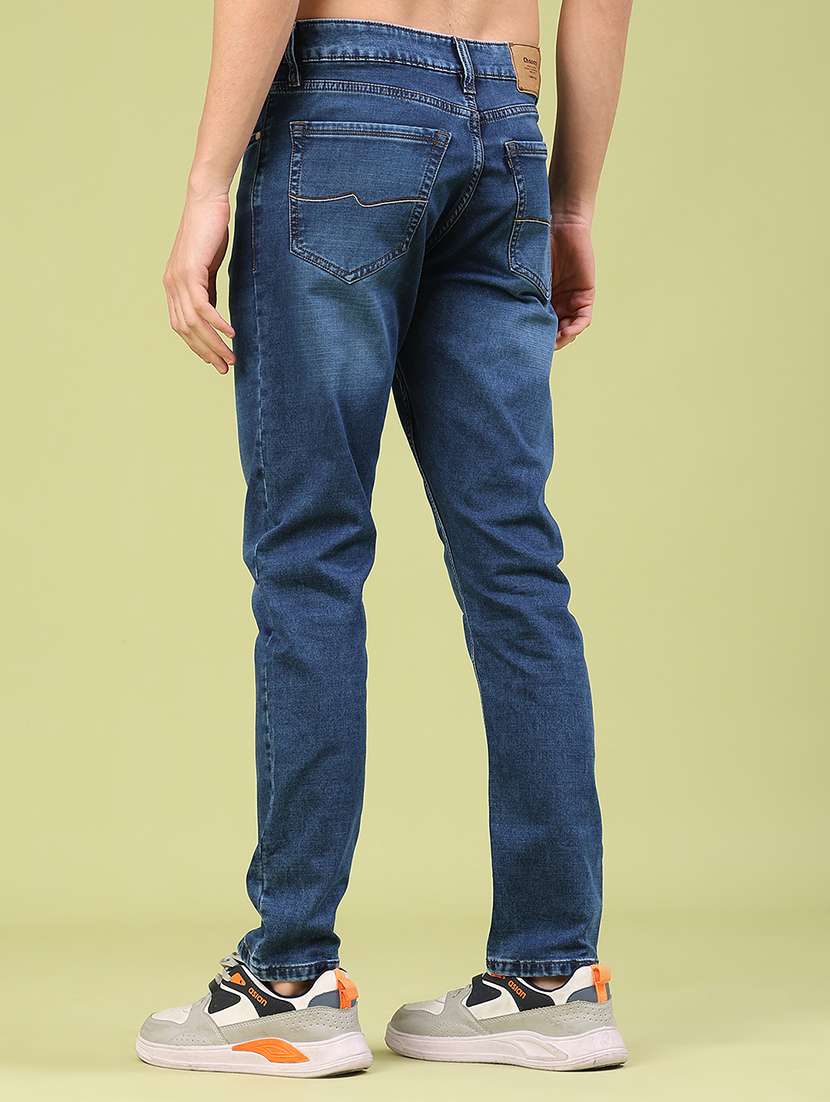 men washed mid rise full length jeans - 22328018 -  Standard Image - 3