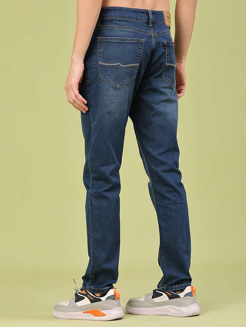 men washed mid rise full length jeans - 22328019 -  Standard Image - 3