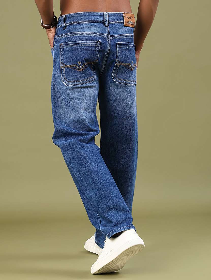 men washed mid rise full length jeans - 22328056 -  Standard Image - 3