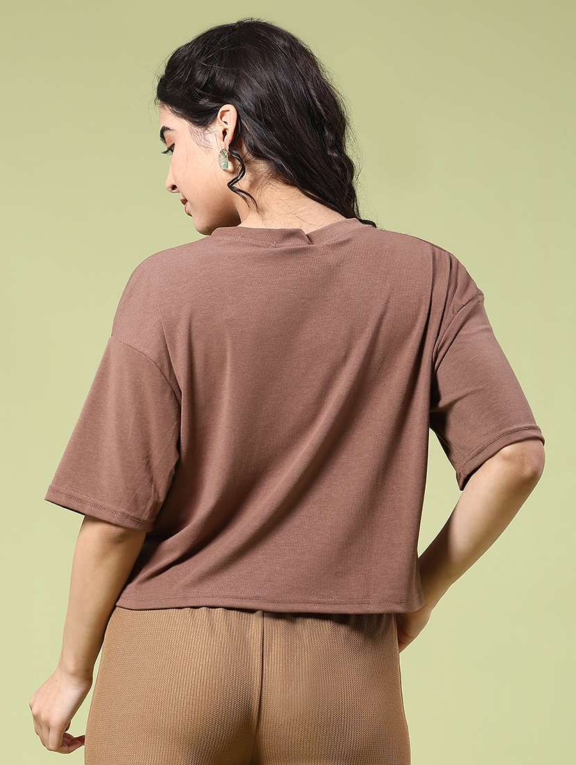 Women Printed Short Sleeve Boxy T-shirt - 22328092 -  Standard Image - 3