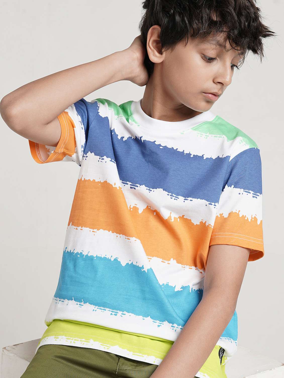 boys printed short sleeve t-shirt