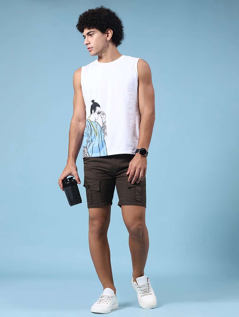 olive cotton  short - 22328240 -  Standard Image - 5