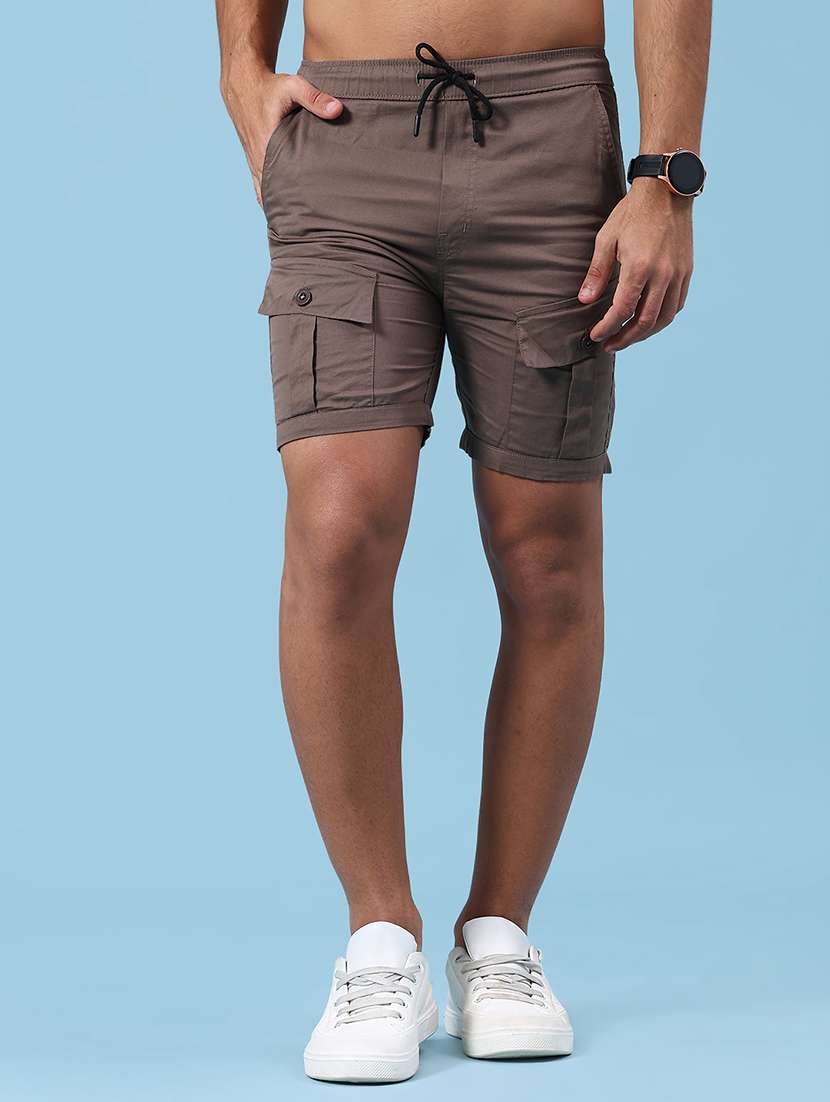 brown cotton  short