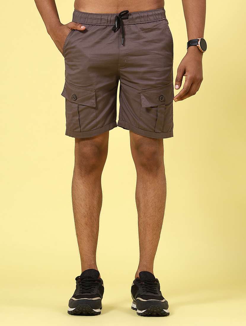 brown cotton  short
