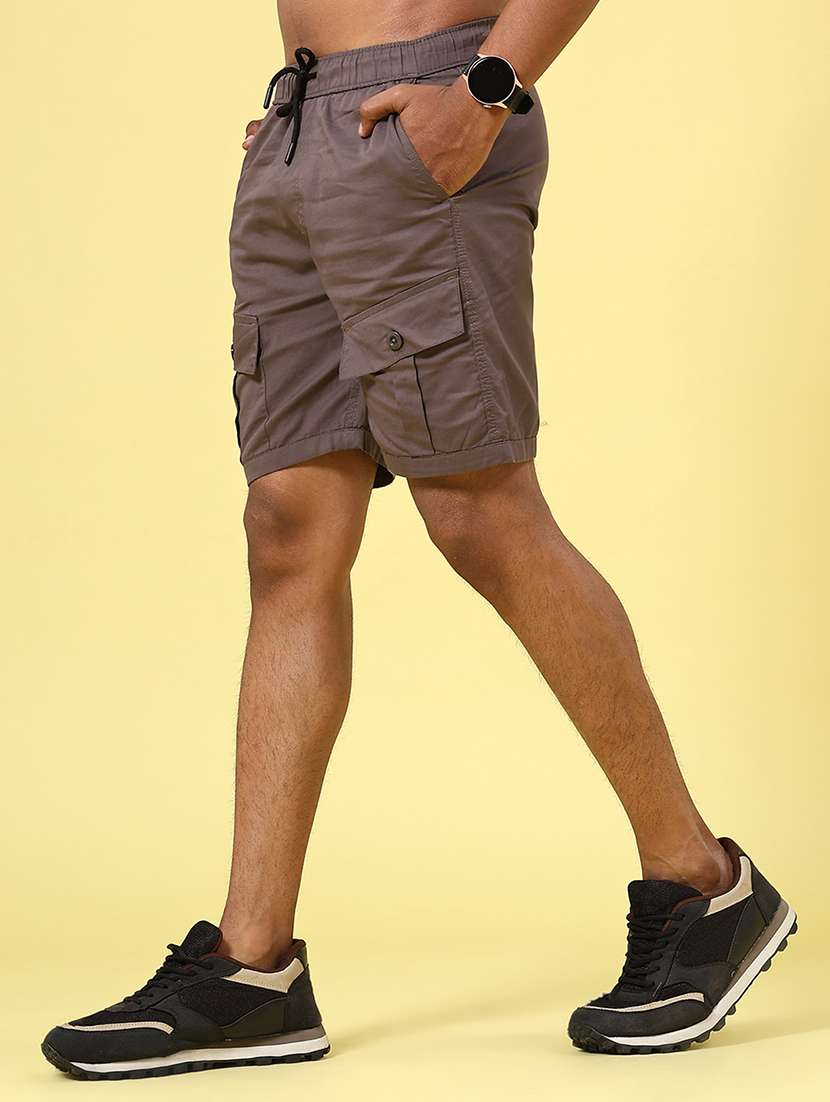 brown cotton  short - 22328244 -  Standard Image - 3