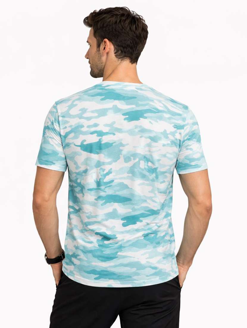 men camouflage short sleeve regular fit t-shirt - 22328551 -  Standard Image - 3