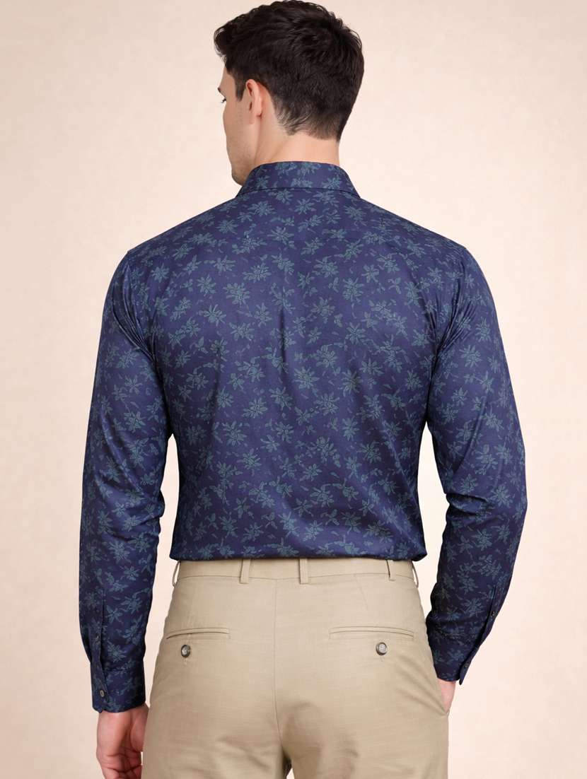 men floral long sleeve regular fit formal shirt - 22328575 -  Standard Image - 3