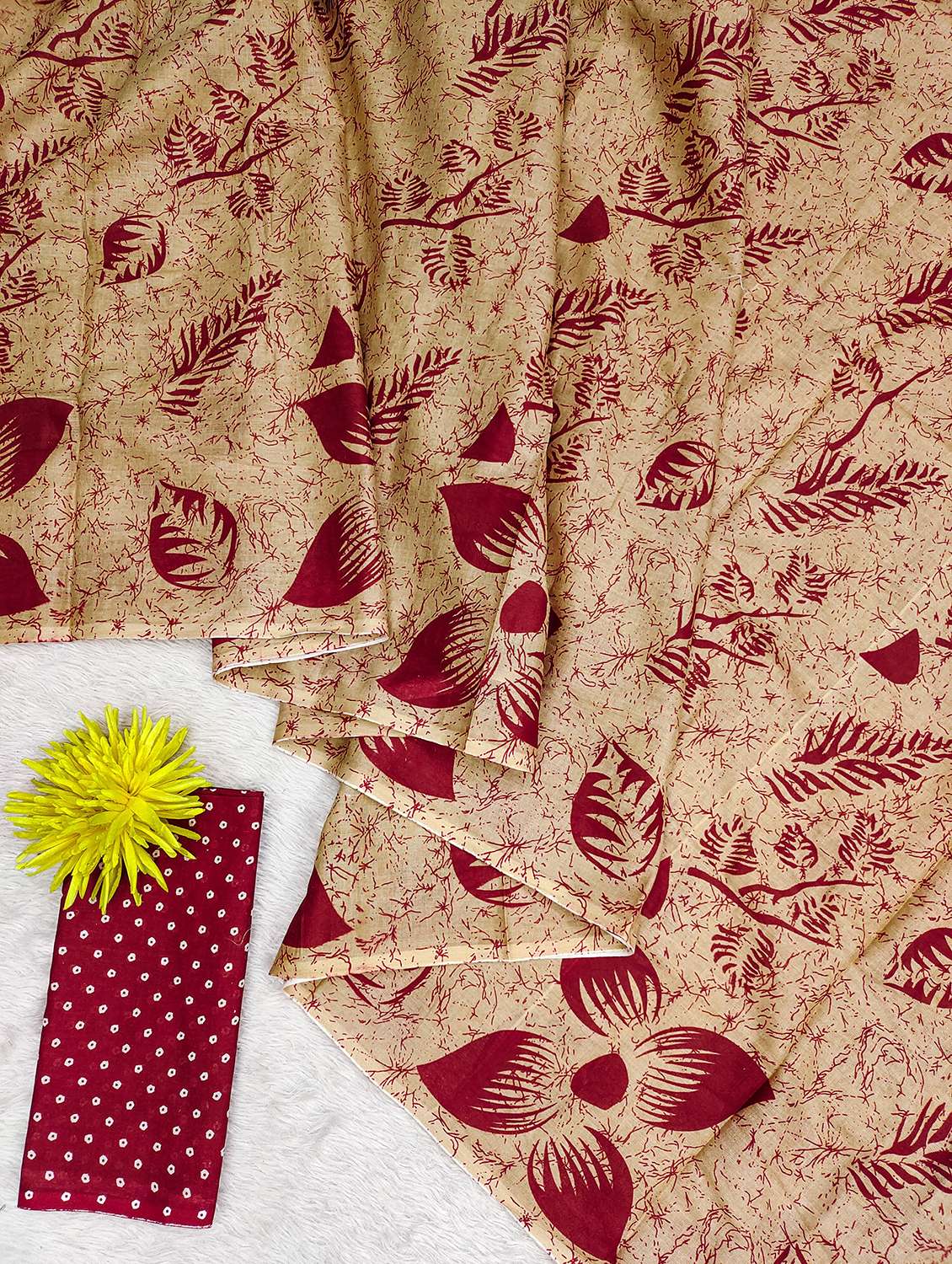 women printed casual wear saree with blouse - 22328668 -  Standard Image - 5