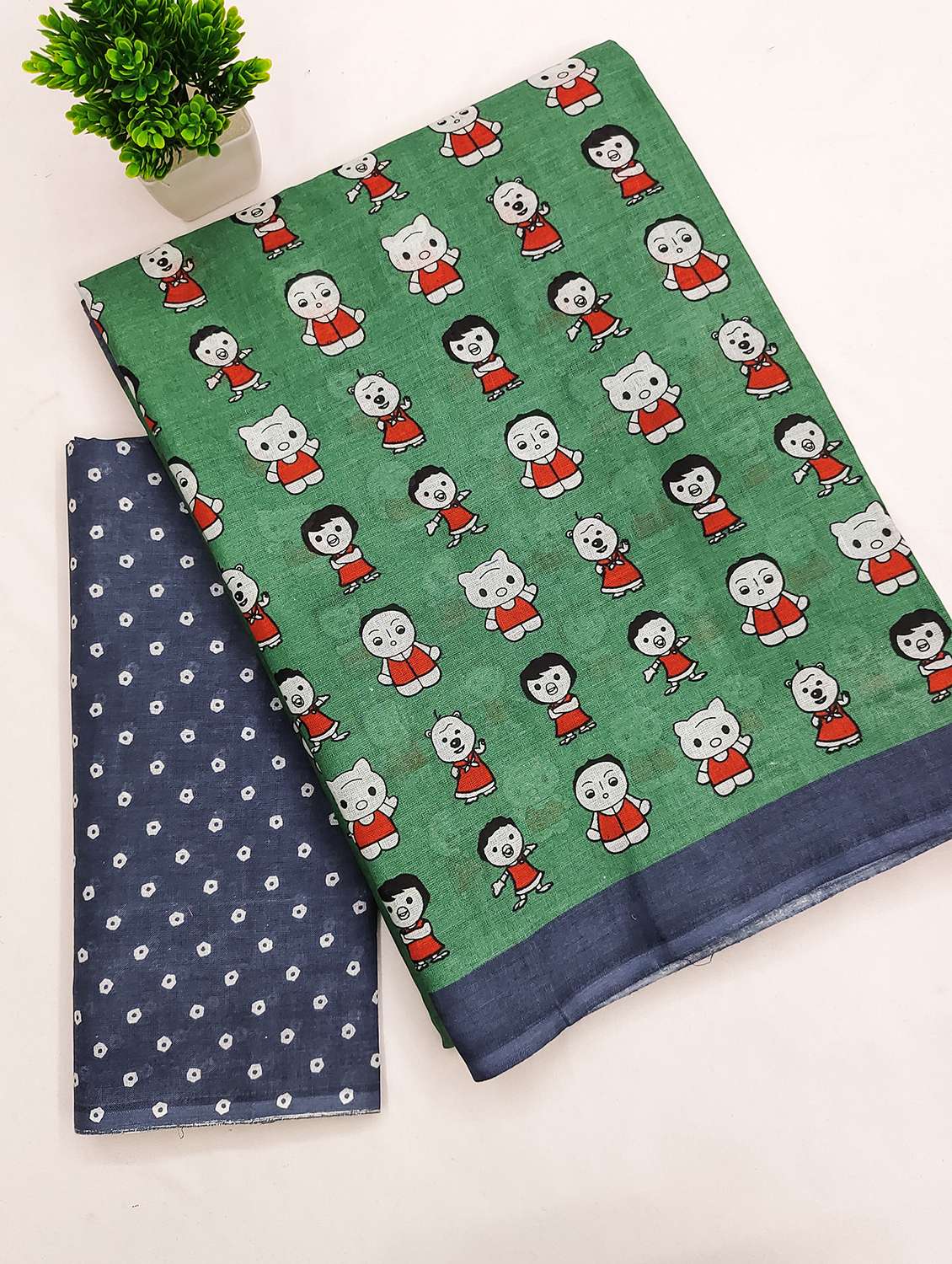 women printed casual wear saree with blouse - 22328697 -  Standard Image - 5