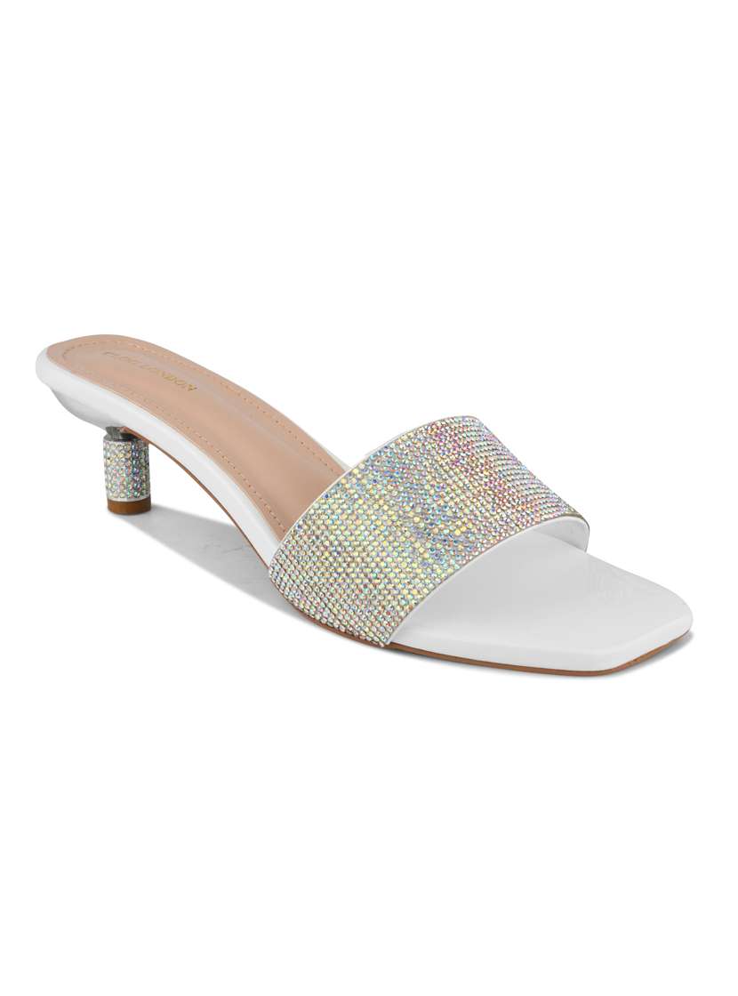 women white slip on sandal - 22328792 -  Standard Image - 3