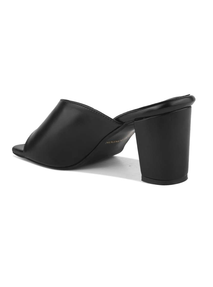women black slip on sandal - 22328795 -  Standard Image - 3