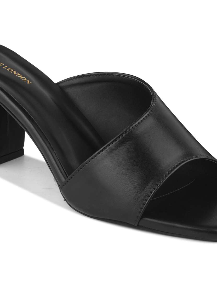 women black slip on sandal - 22328795 -  Standard Image - 5