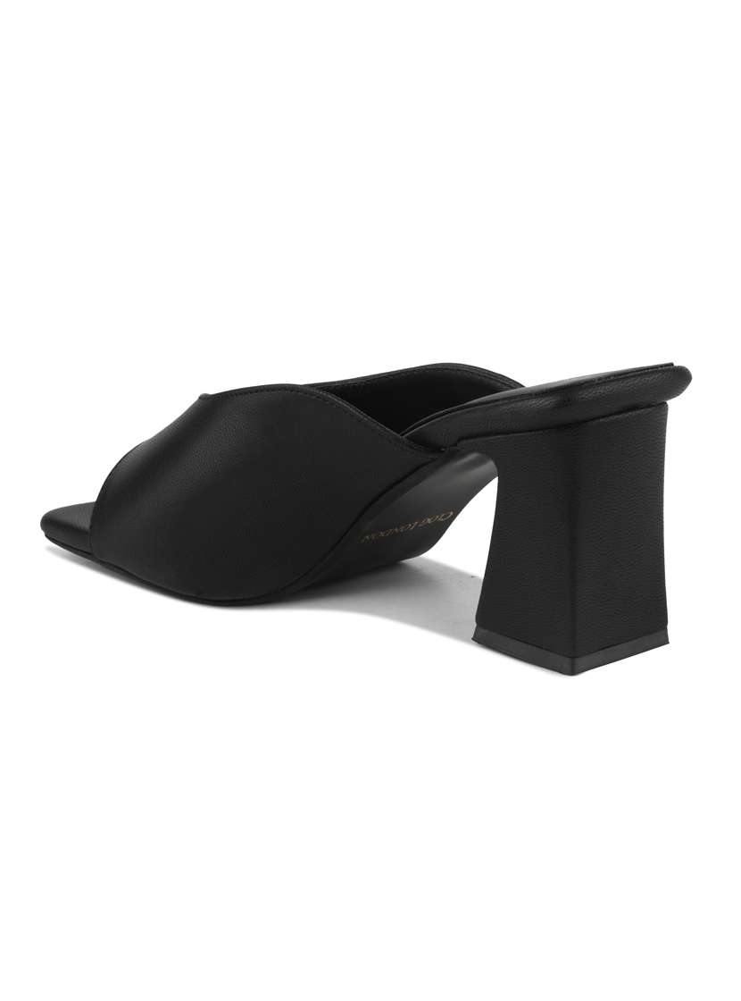 women black slip on sandal - 22328797 -  Standard Image - 3
