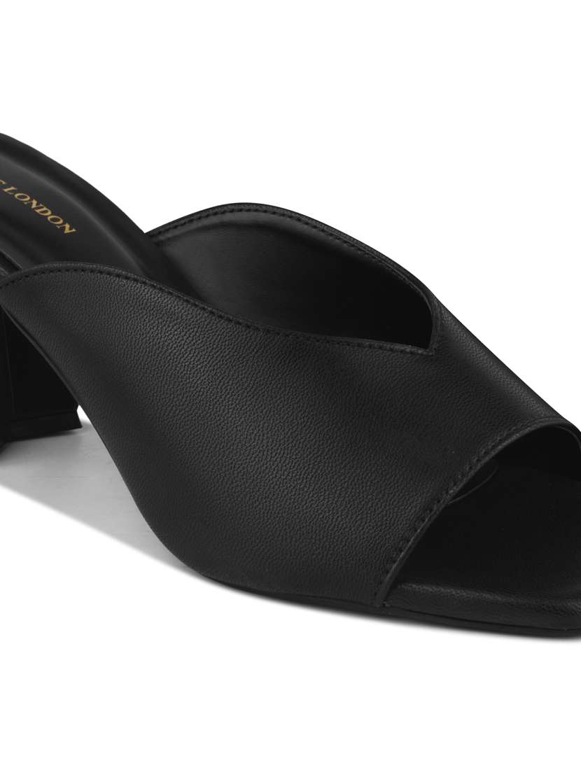 women black slip on sandal - 22328797 -  Standard Image - 5
