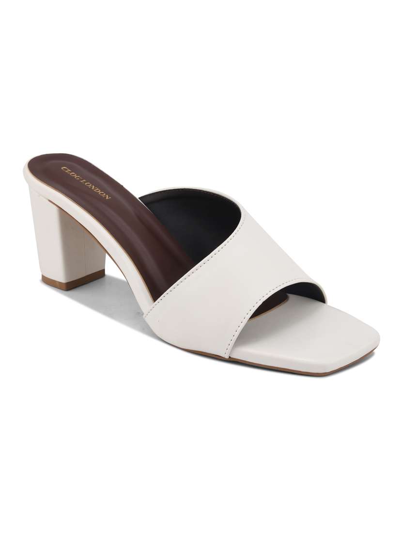 women off white slip on sandal - 22328799 -  Standard Image - 3