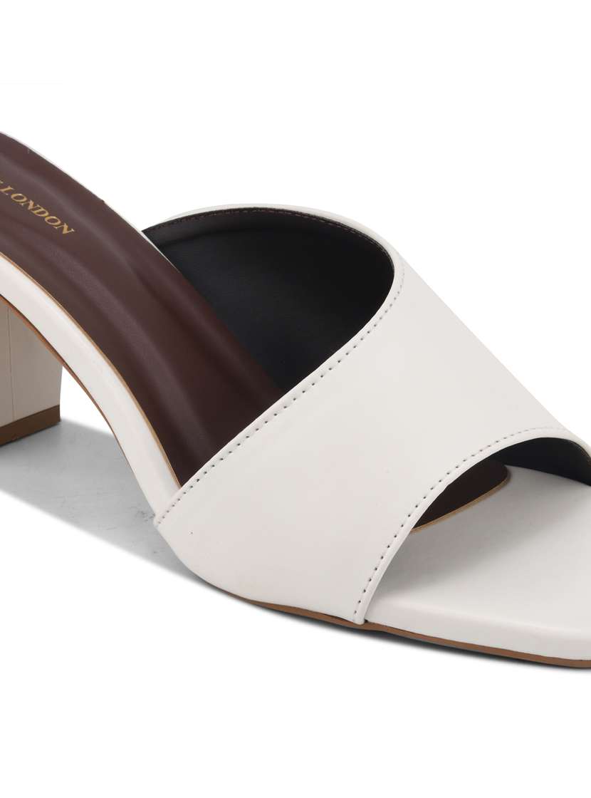 women off white slip on sandal - 22328799 -  Standard Image - 5