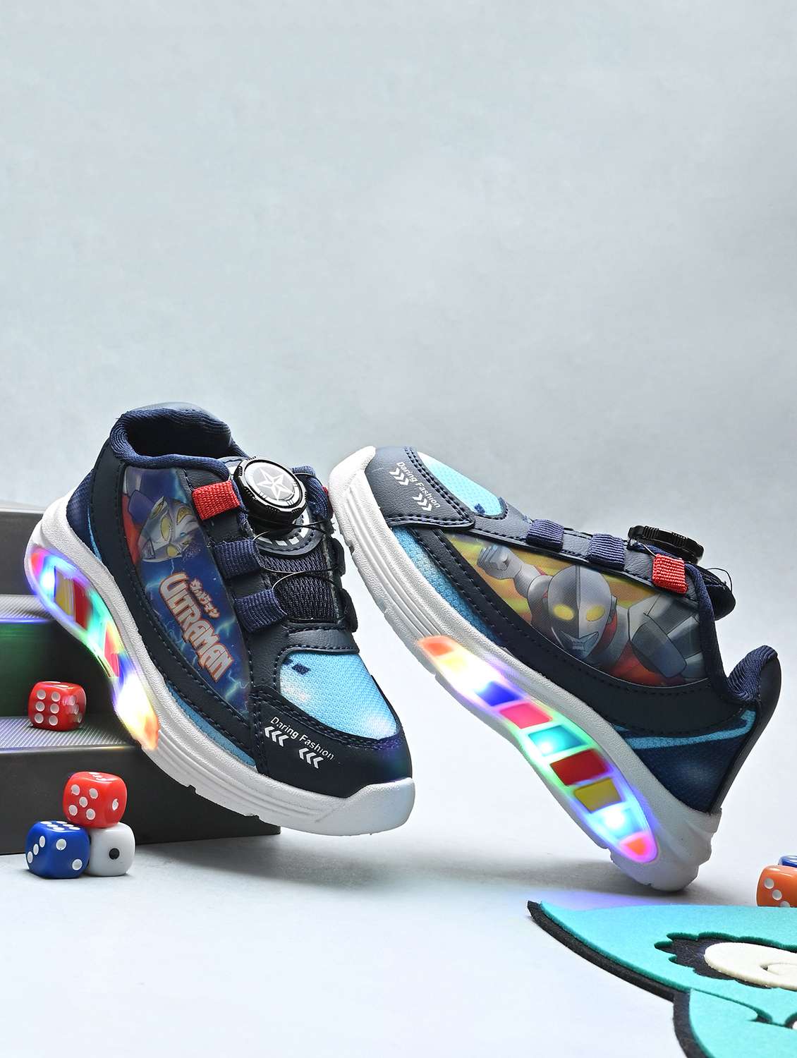 boys printed slip on sports shoe