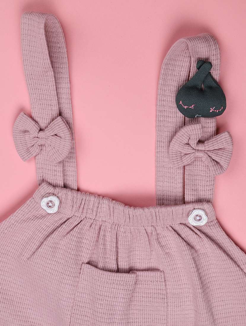 girls printed round neck top and dungaree set - 22329168 -  Standard Image - 3