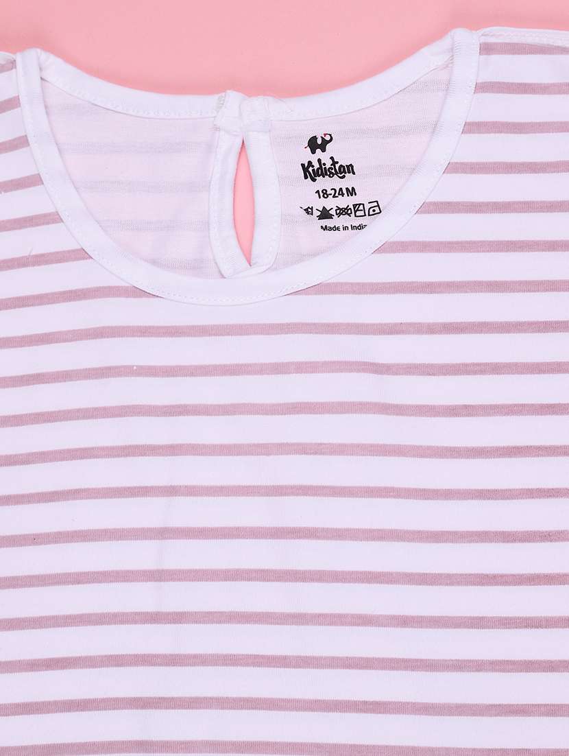 girls printed round neck top and dungaree set - 22329168 -  Standard Image - 5