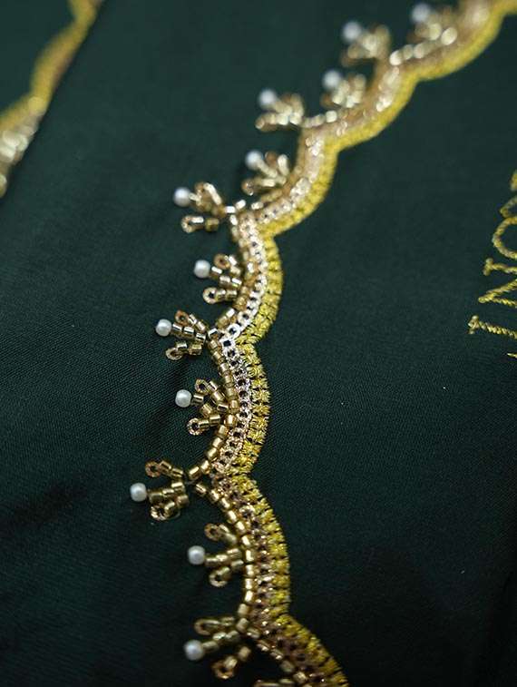 women self design south indian style unstitched lehenga choli set - 22329213 -  Standard Image - 3