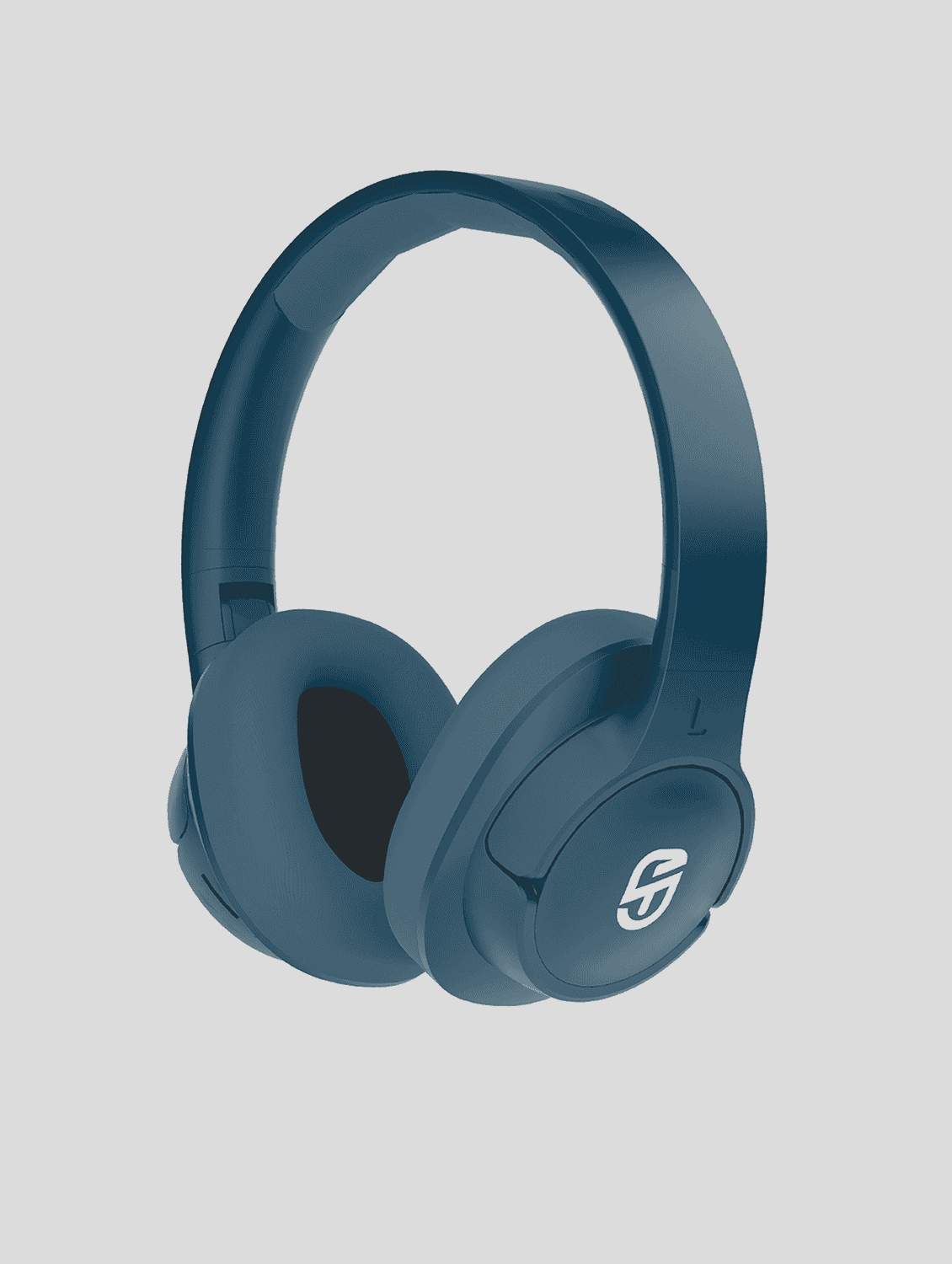 snapup snaphead vibe over the head headphone (sapphire blue)