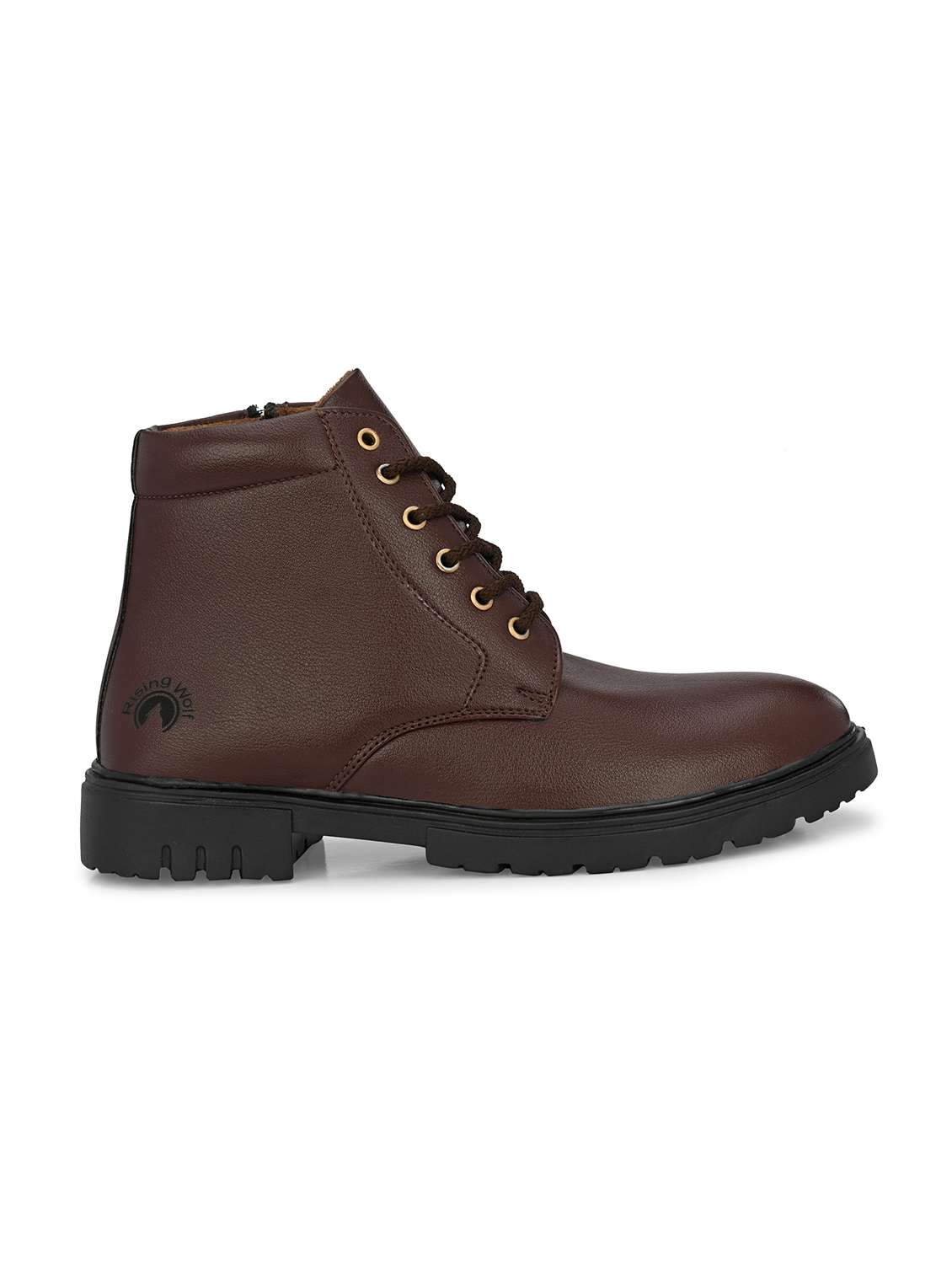 men brown lace up boot - 22329445 -  Standard Image - 3